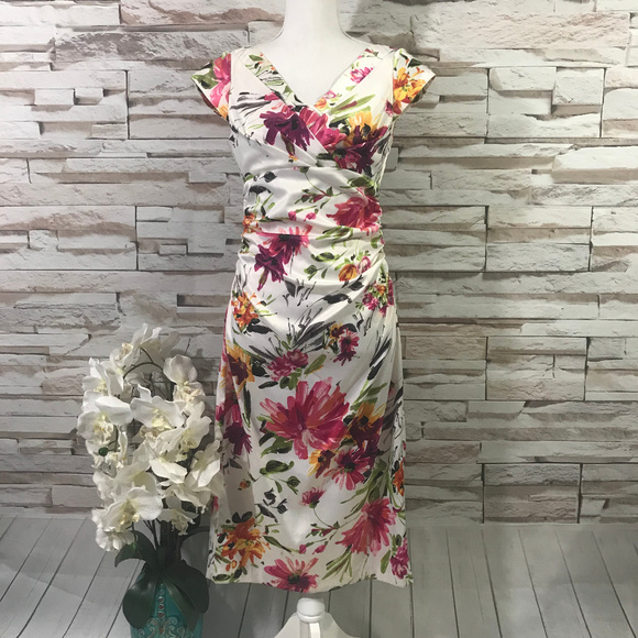 London Times Dresses & Skirts - London Times Floral Dress Sz 8 (F23)